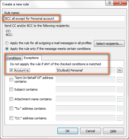 add bcc line in outlook for mac 2018